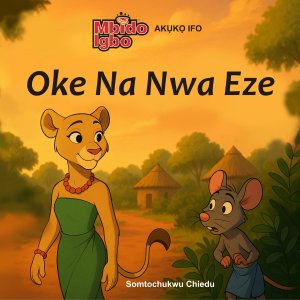 Oke Na Nwa Eze Igbo folktale PDF cover featuring Rat and Princess Ugomma